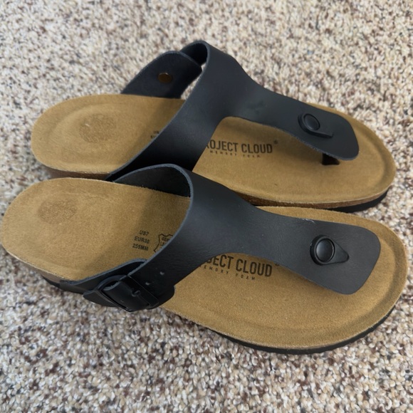 Brand New Project Cloud Belize platform sandals- BLACK- size 7 - Picture 2 of 6